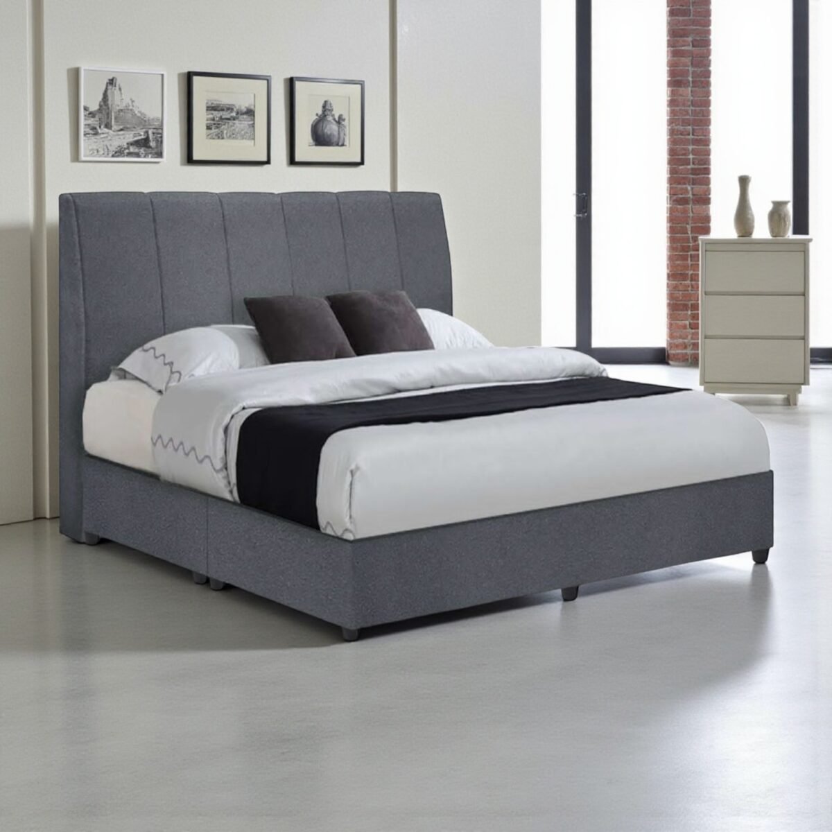 Bed Frame / Latest Design Queen Size Bed Frame With Mattress - Image 6