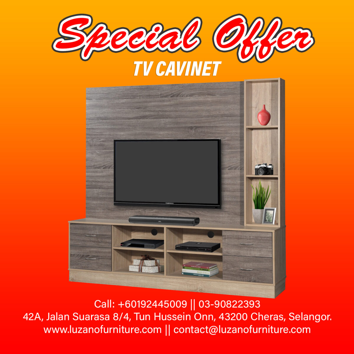 TV 1872 B @LuzanoFurniture