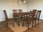 Dining Room Set/ Luxury Wooden Dining Table and Chair/ 1+6 Wooden Dining Set - Image 3
