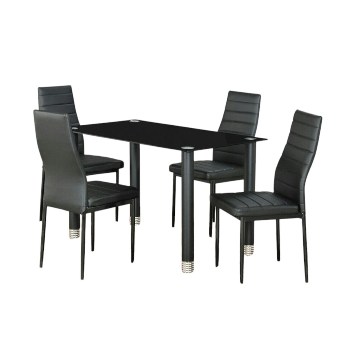 14 GLASS DINING SET Photoroom @LuzanoFurniture