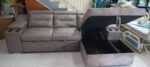 Sofa Bed/ Multy-Function Sofa With Storage And Stool - Image 6