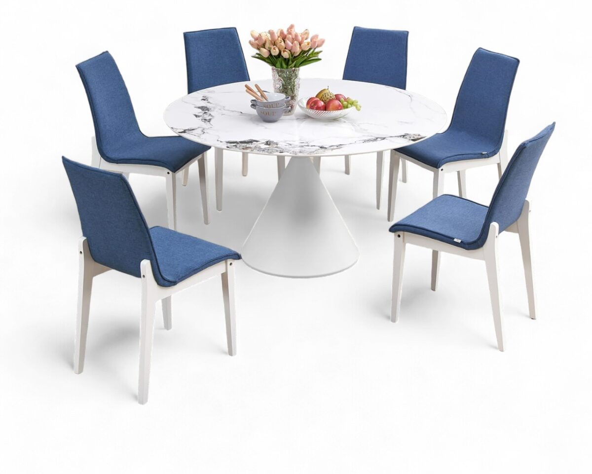 DINING SET CERAMIC TOP 2 Photoroom 3 @LuzanoFurniture