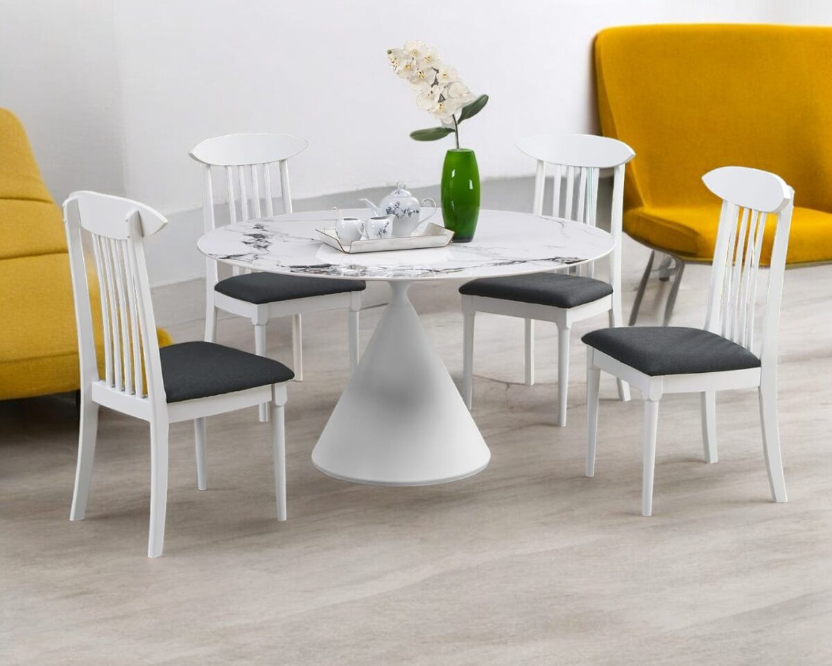 Round Dining Set Photoroom 1 @LuzanoFurniture