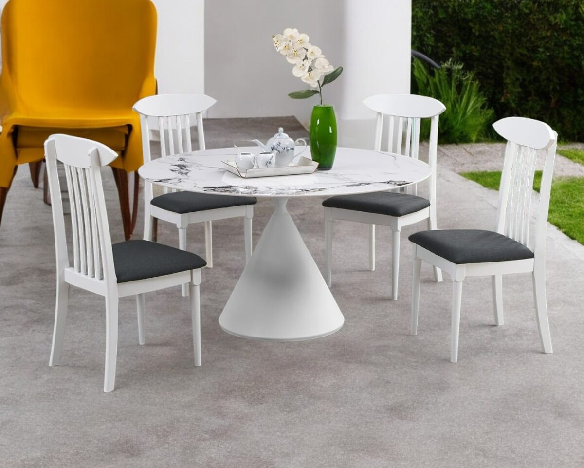 Round Dining Set Photoroom 4 @LuzanoFurniture