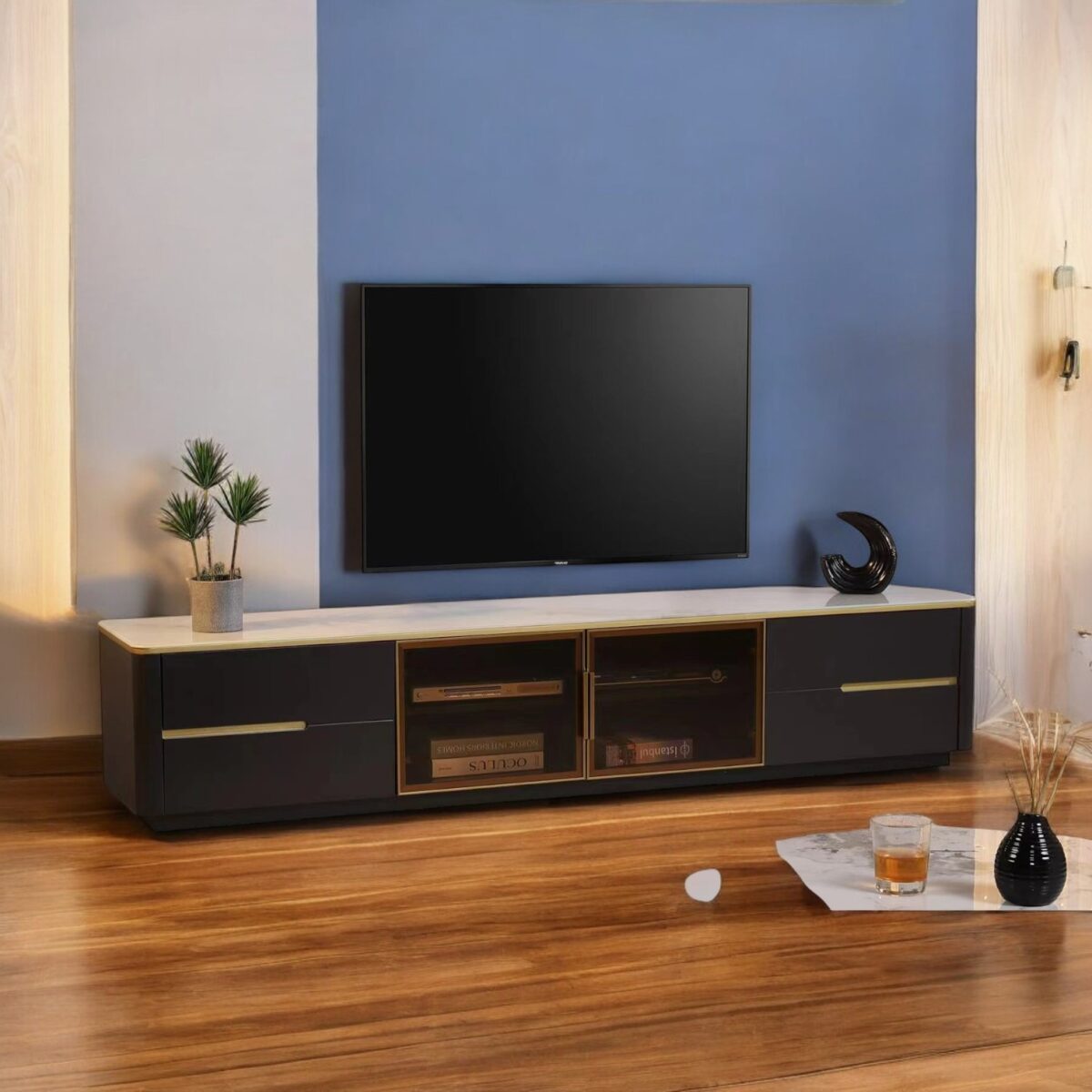 Hall Tv Cabinet 3 @LuzanoFurniture