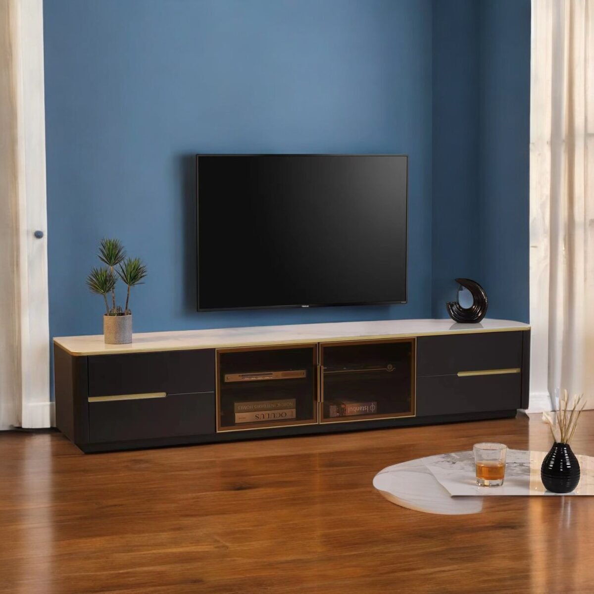 Hall Tv Cabinet 4 @LuzanoFurniture