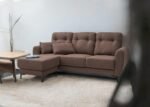 Sofa set 3 seater L shape sofa With Stool - Image 3