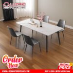 1+4 Modern Ceramic Top Dining Set - Image 2