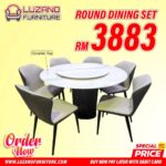 ROUND DINING SET -6