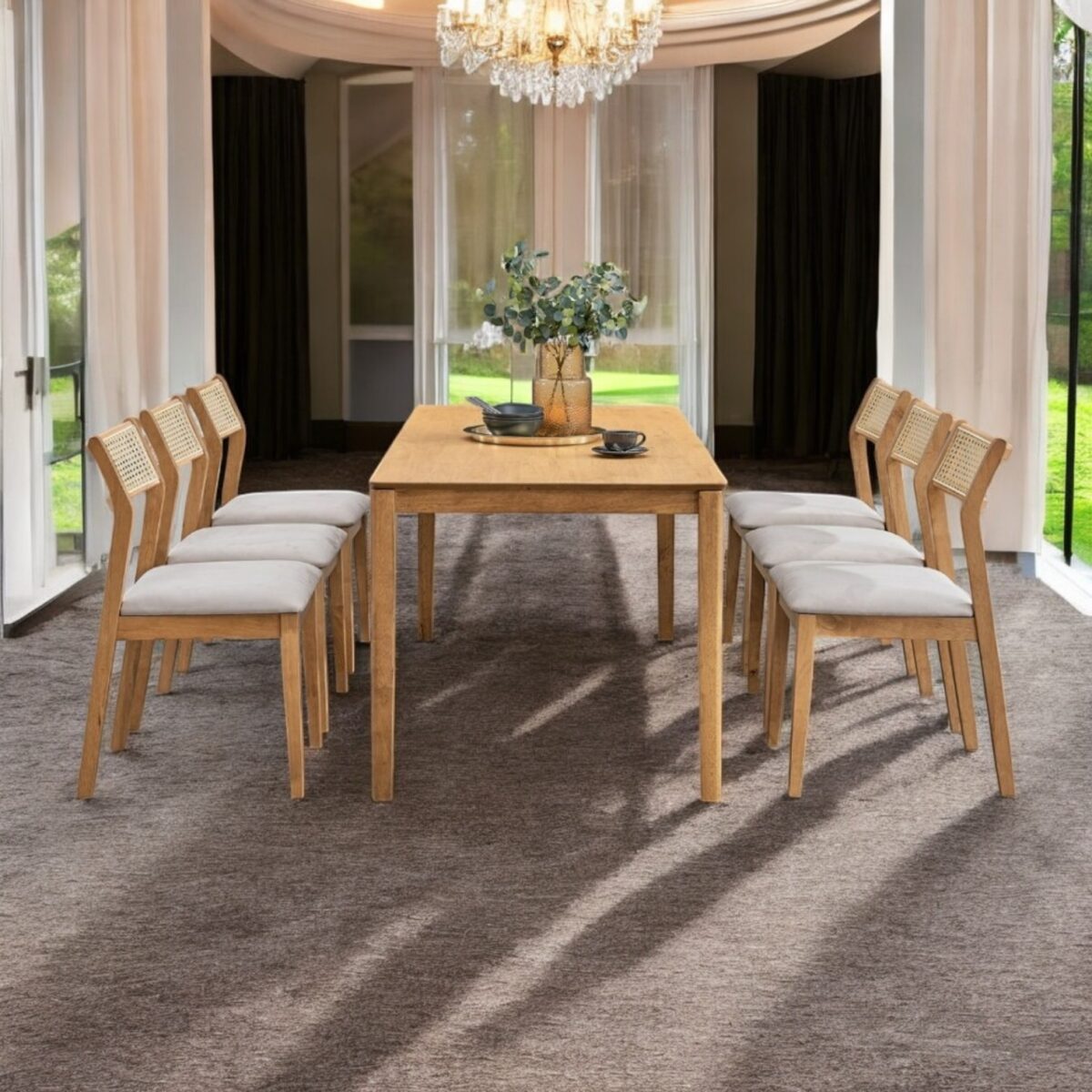 dining set 6 1 @LuzanoFurniture