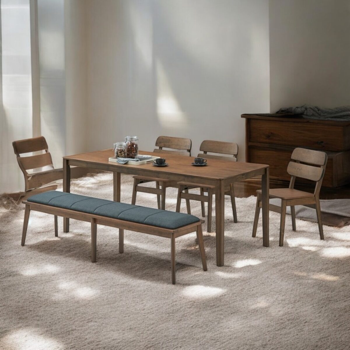 Dining Set 3 5 @LuzanoFurniture