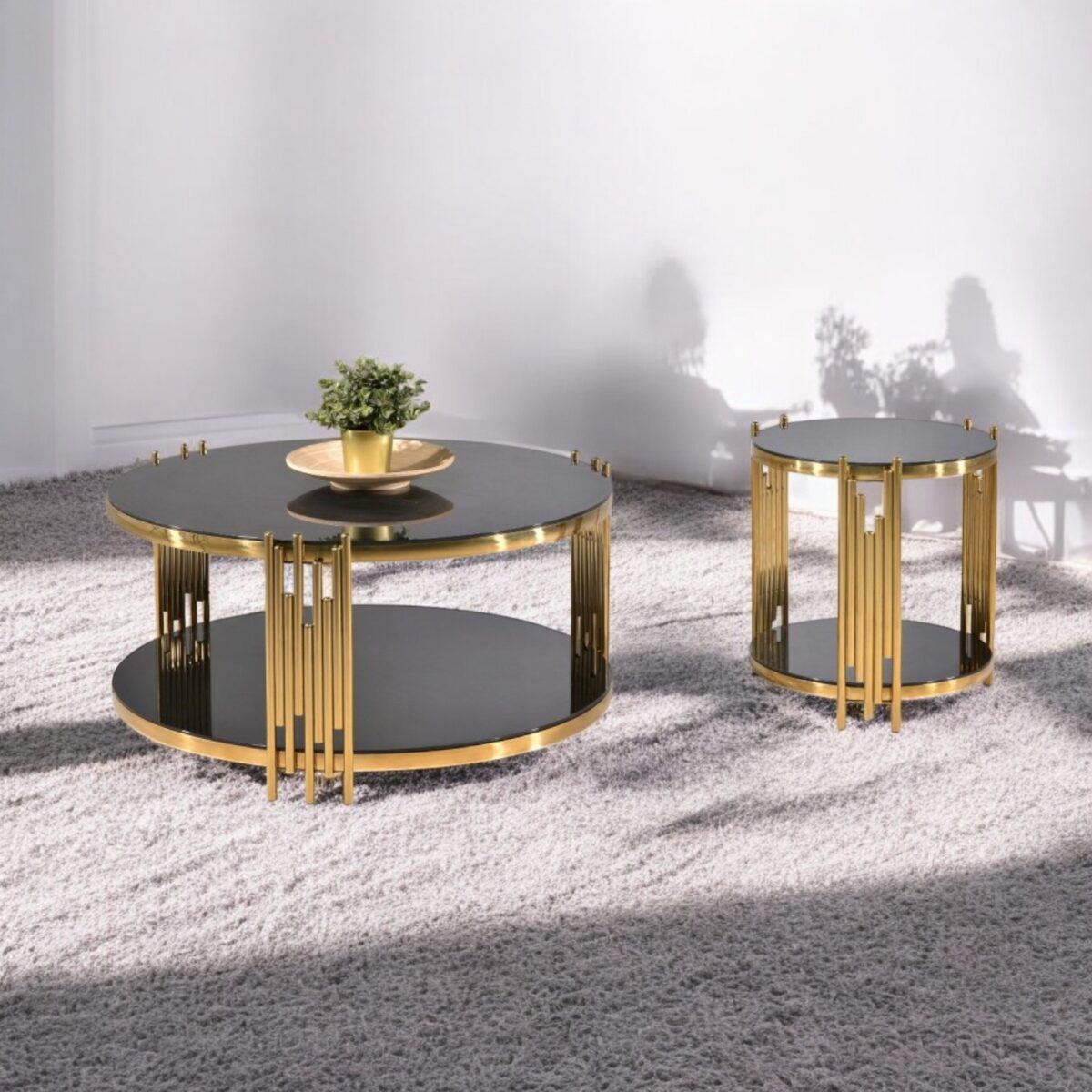 Glass coffee Table 2 @LuzanoFurniture