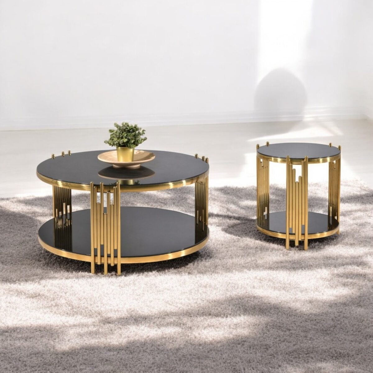 Glass coffee Table 4 @LuzanoFurniture