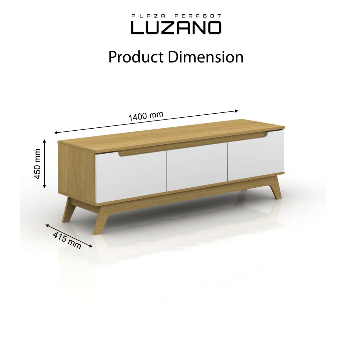 TV Cabinet Size @LuzanoFurniture