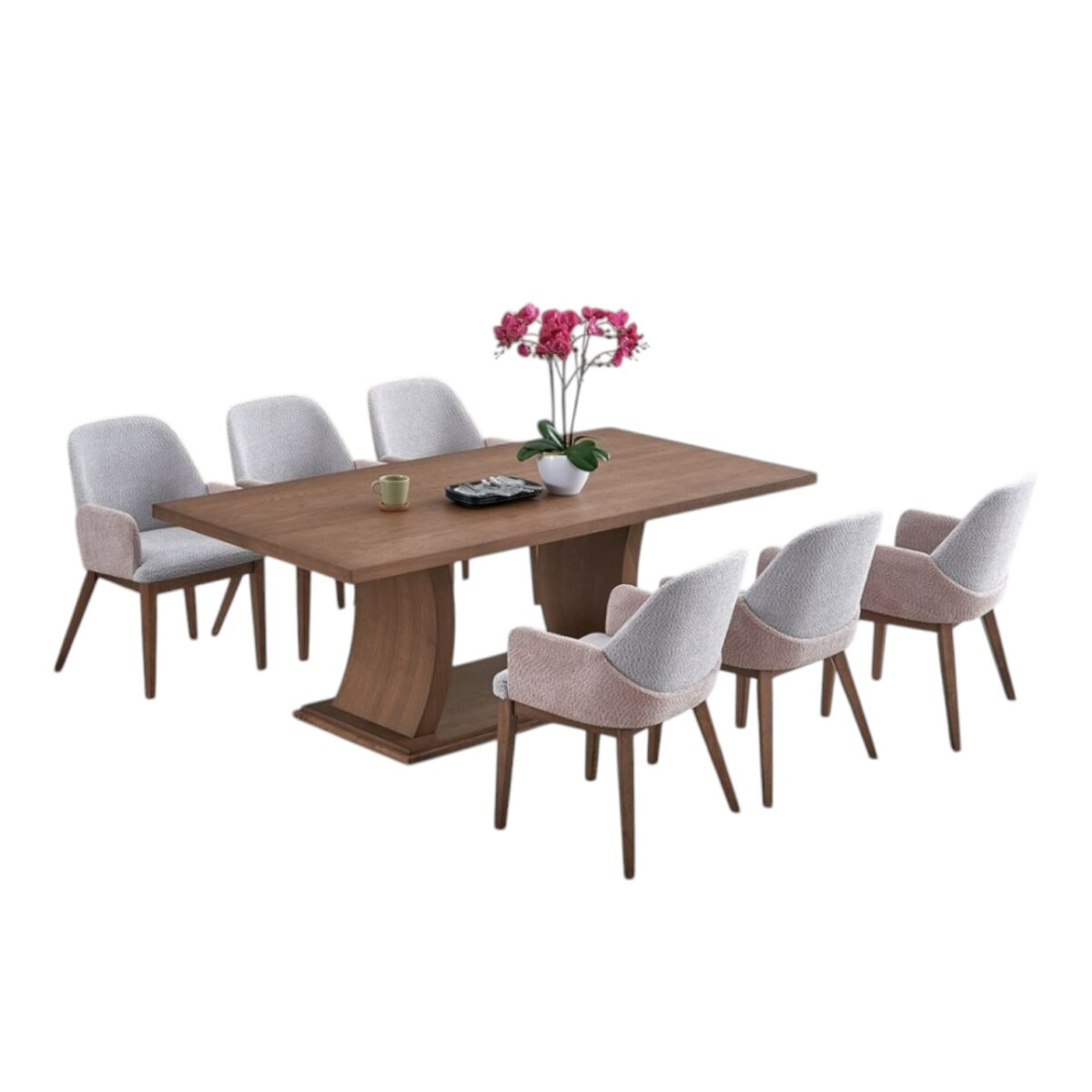 Wooden dining set 1 @LuzanoFurniture