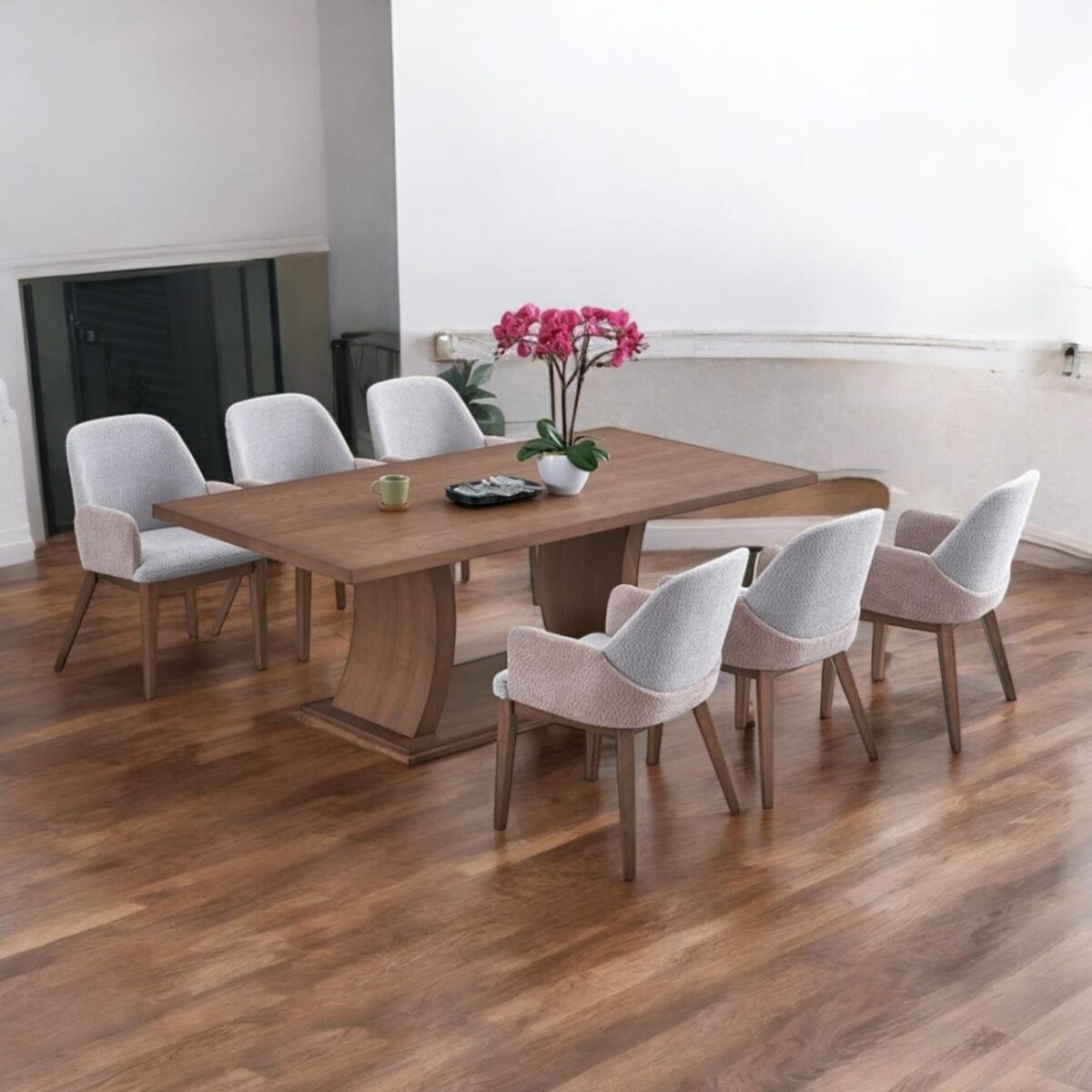 Wooden dining set 3 @LuzanoFurniture