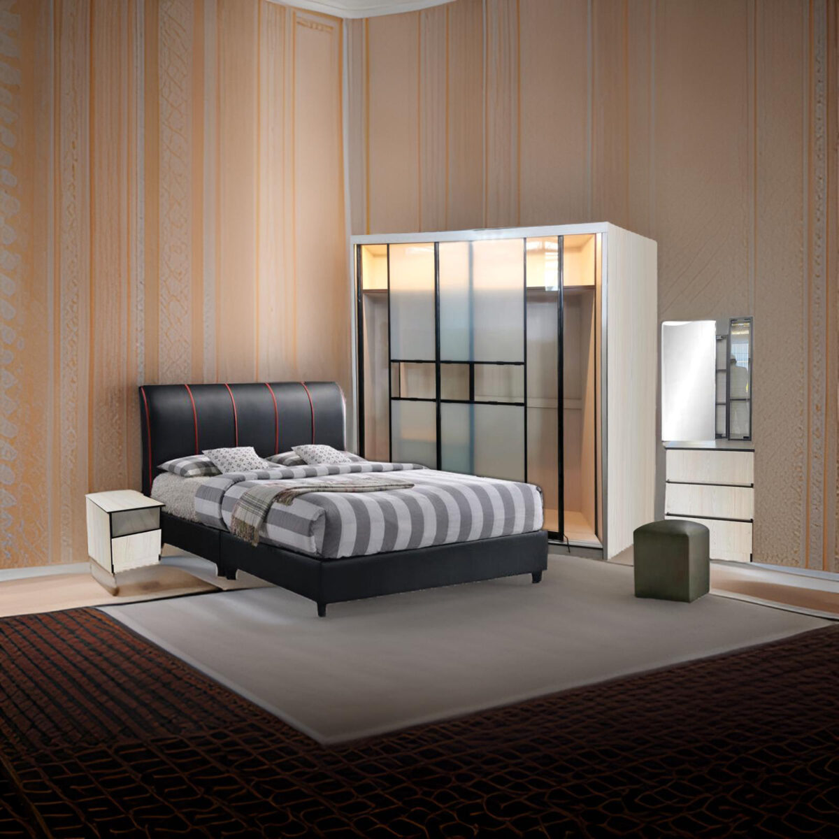 bedroom set 1 @LuzanoFurniture