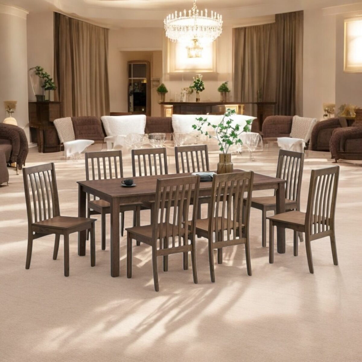 Dining Set 4 2 @LuzanoFurniture