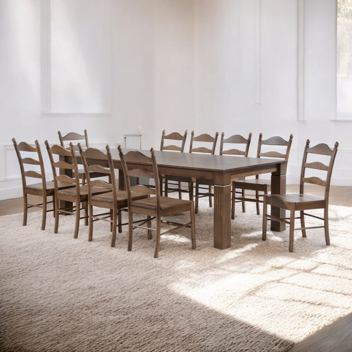 Dining Set 7 3 @LuzanoFurniture