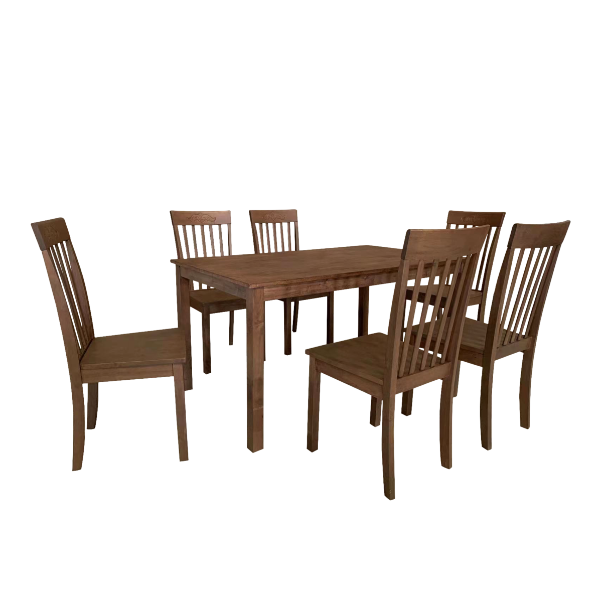 Wooden Dining Set 2 @LuzanoFurniture