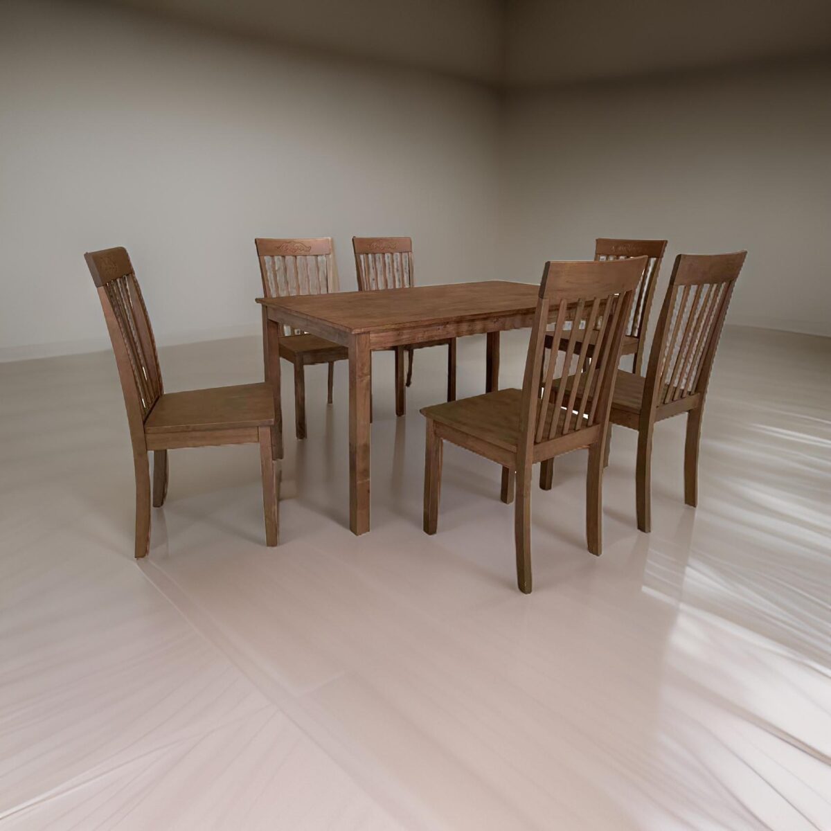 Wooden Dining Set 2 1738759227809 @LuzanoFurniture