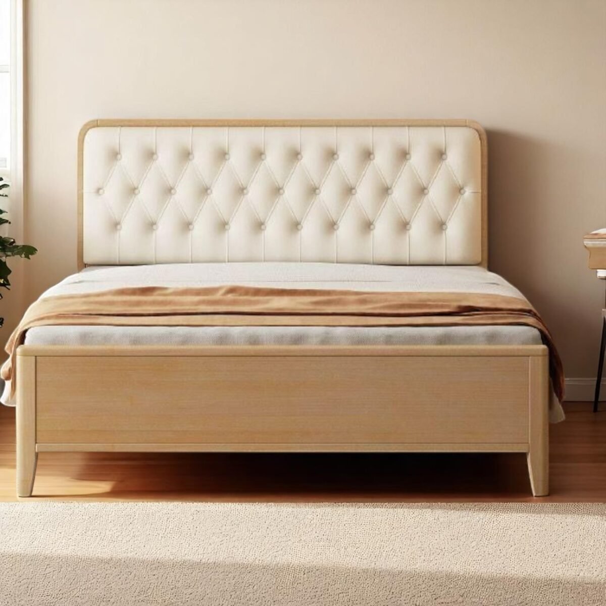 WOODEN BEDFRAME 10 @LuzanoFurniture