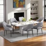 1+8 Marble Dining Set - Image 4