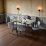 Ceramic Dining Set With 6Chair - Image 3