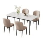 Ceramic Dining Set With 4Chair