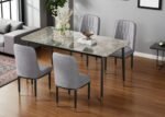 Ceramic Dining Set With 4Chair - Image 7
