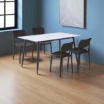 Ceramic Top Dining Table Set - Image 9