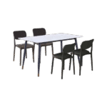 Ceramic Top Dining Table Set