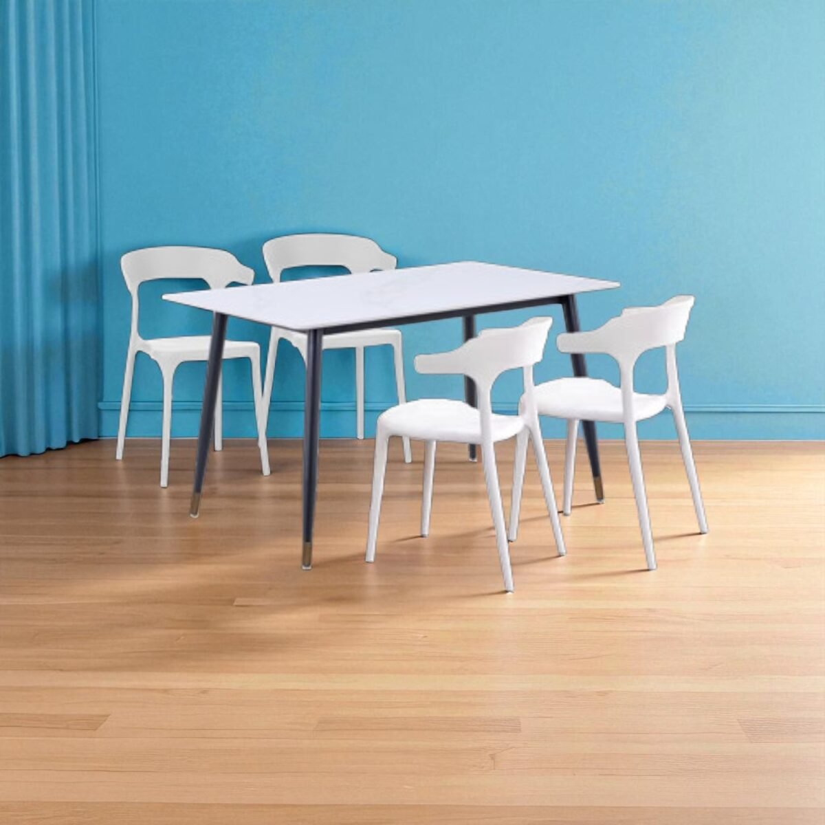 Ceramic Top Dining Table Set - Image 8