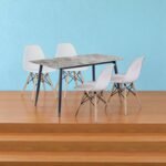 Ceramic Top Dining Table Set - Image 4