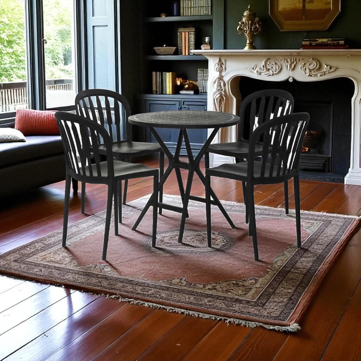 Dining Set with 4 Chairs - Image 6