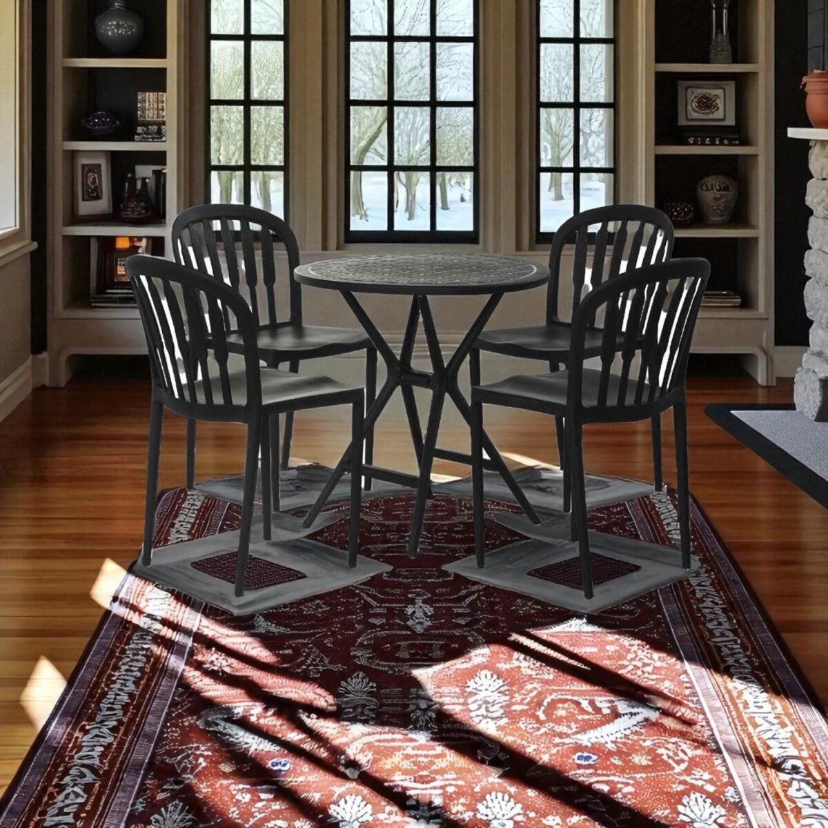 Dining Set with 4 Chairs - Image 5