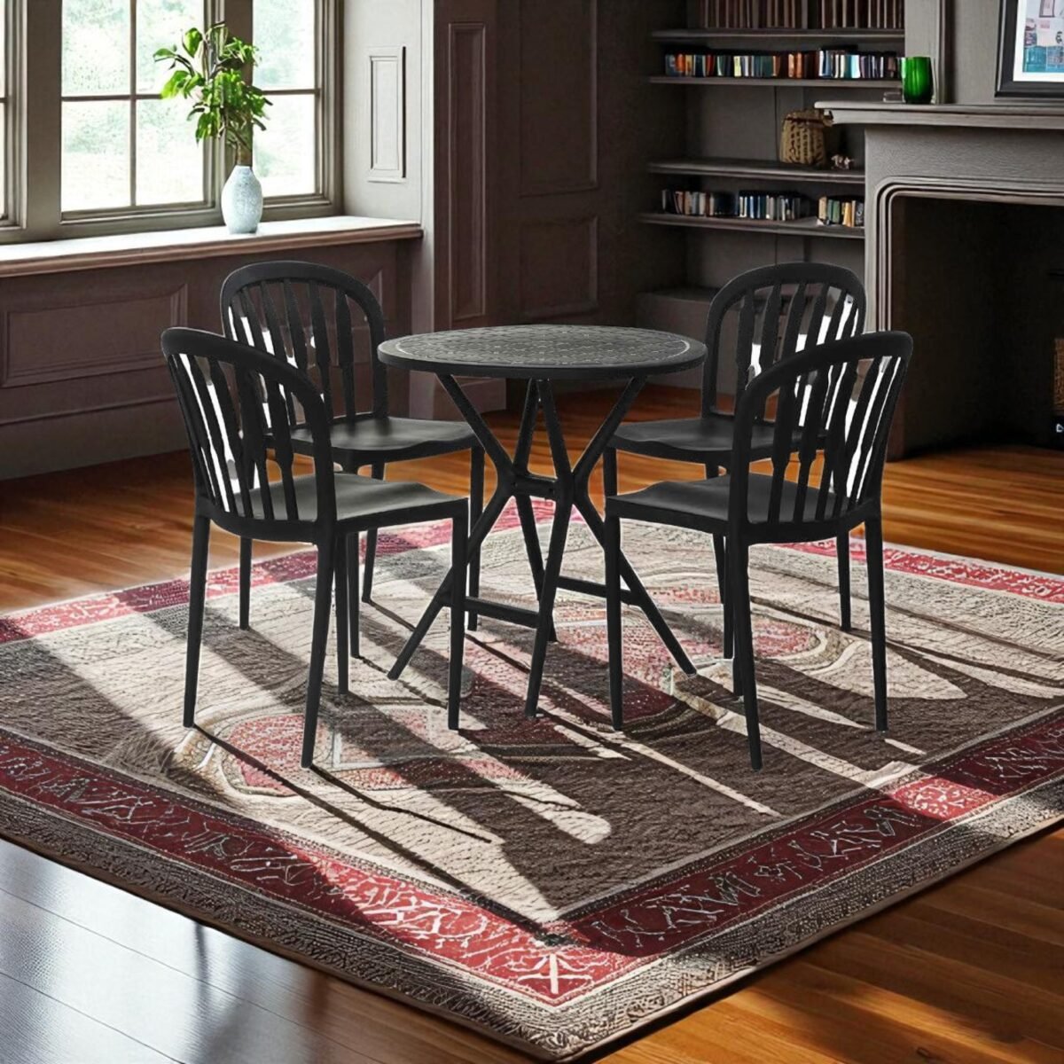 Dining Set with 4 Chairs - Image 4