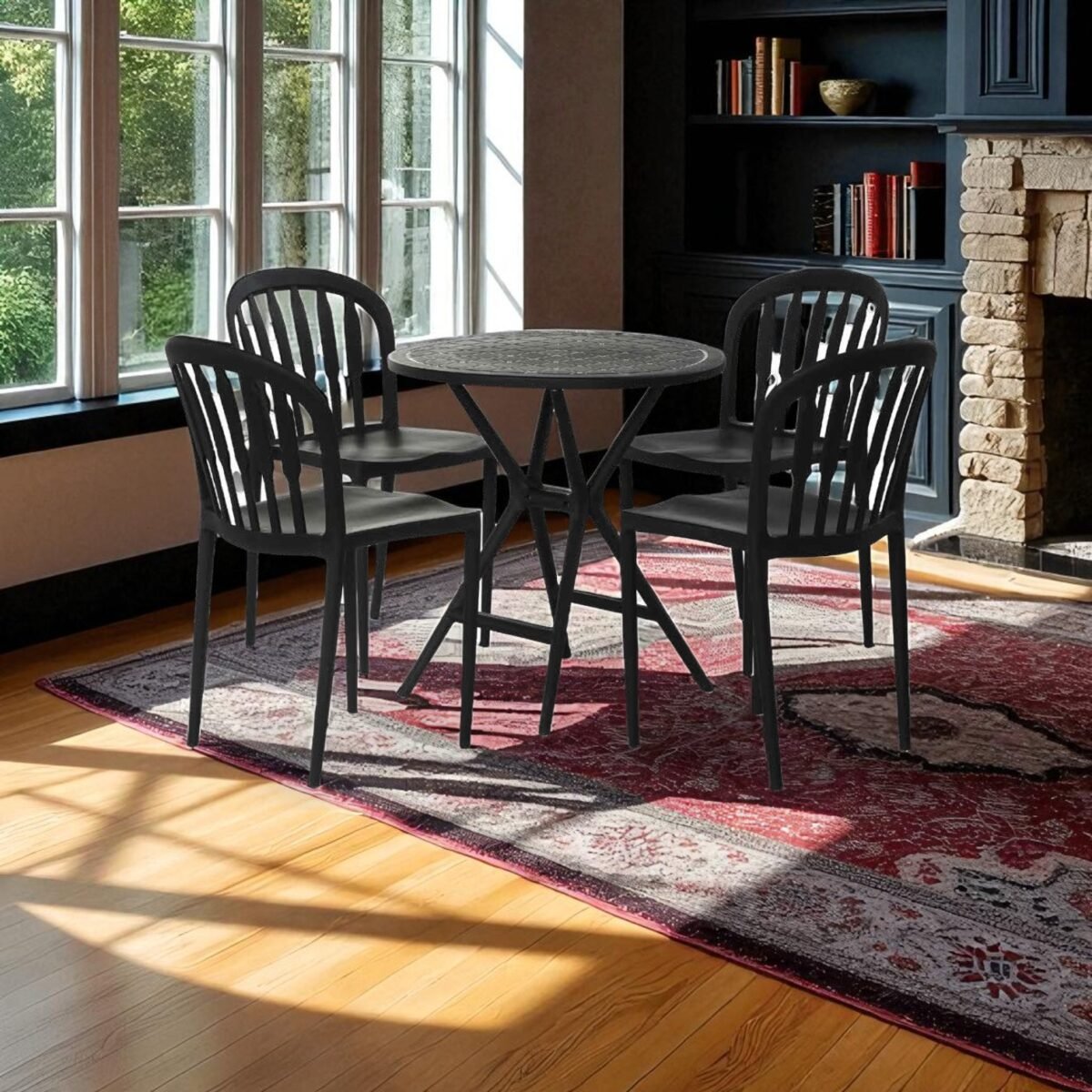 Dining Set with 4 Chairs - Image 3