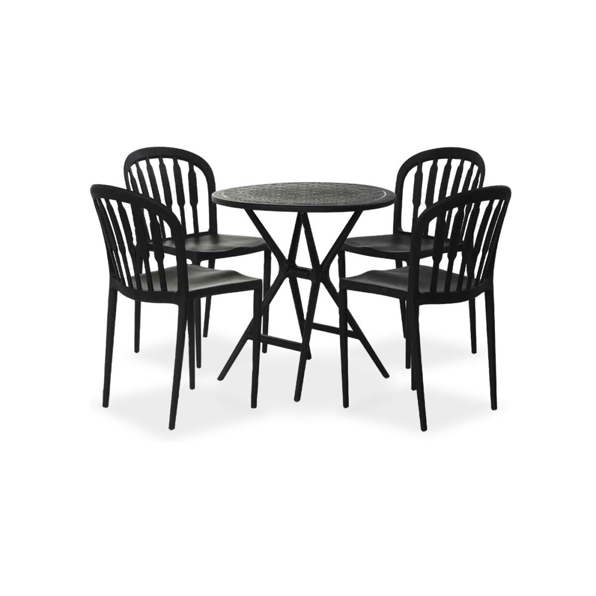 Dining Set with 4 Chairs - Image 1