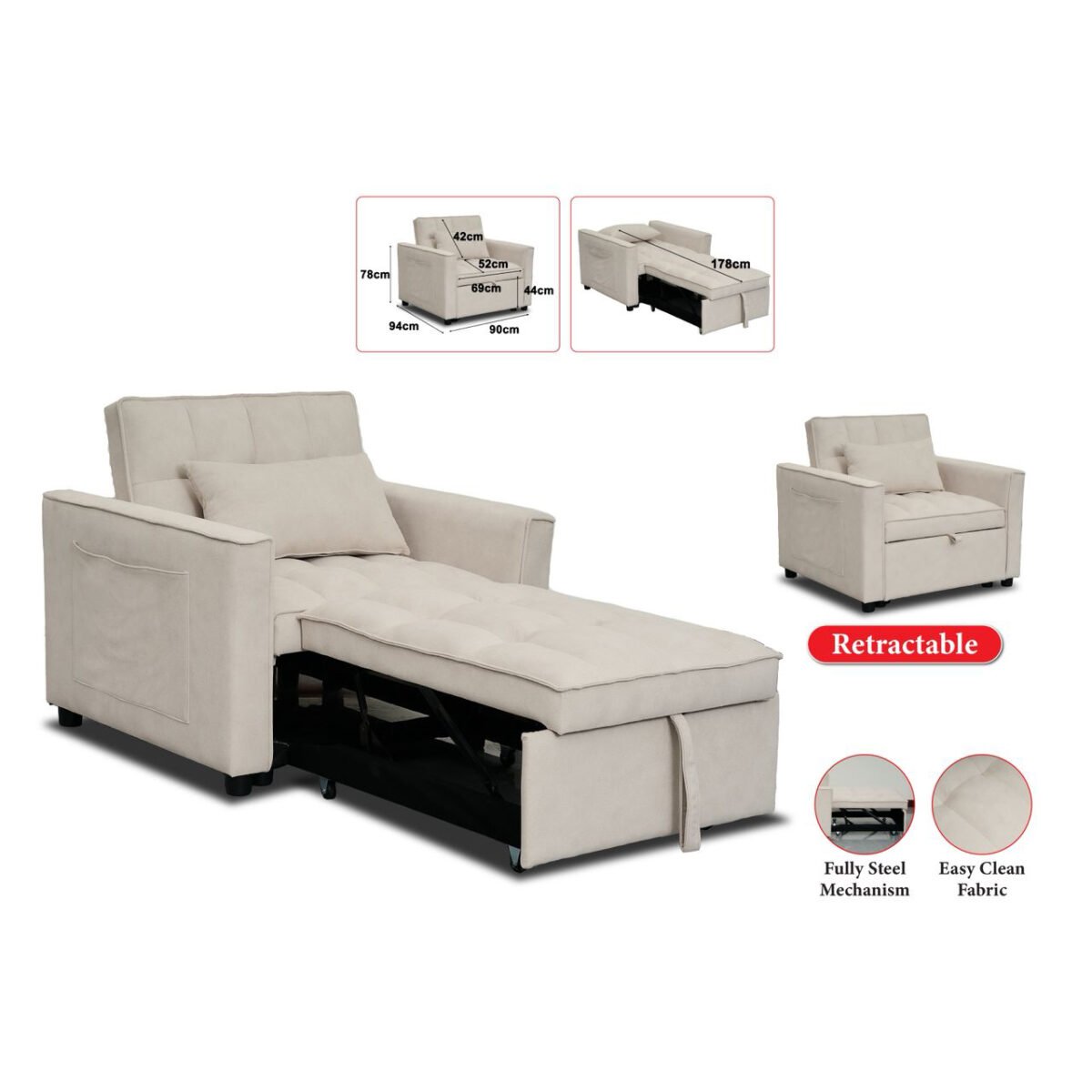Multi-Function Sofa Bed - Image 3