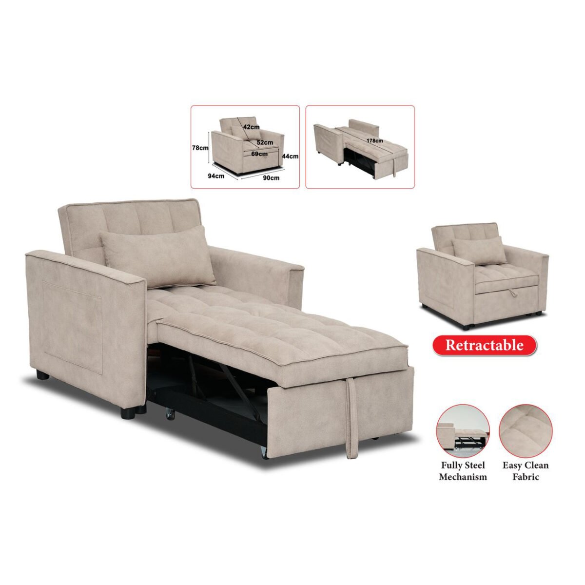 Multi-Function Sofa Bed - Image 5