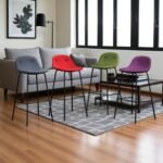 Modern Bar Chair - Multiple Colors - Image 3