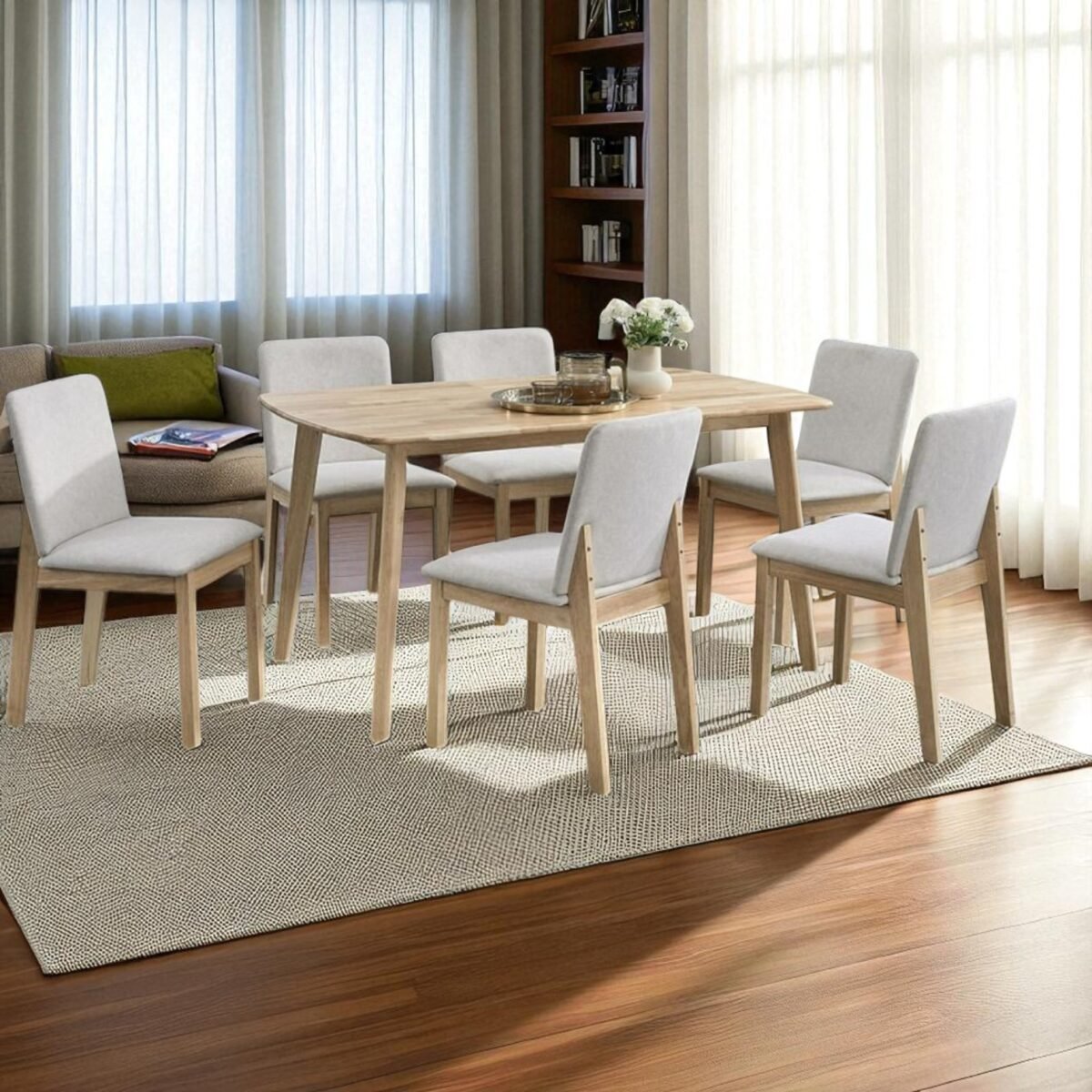 Elevate Your Dining Experience with a Solid Wooden Dining Set - Image 6