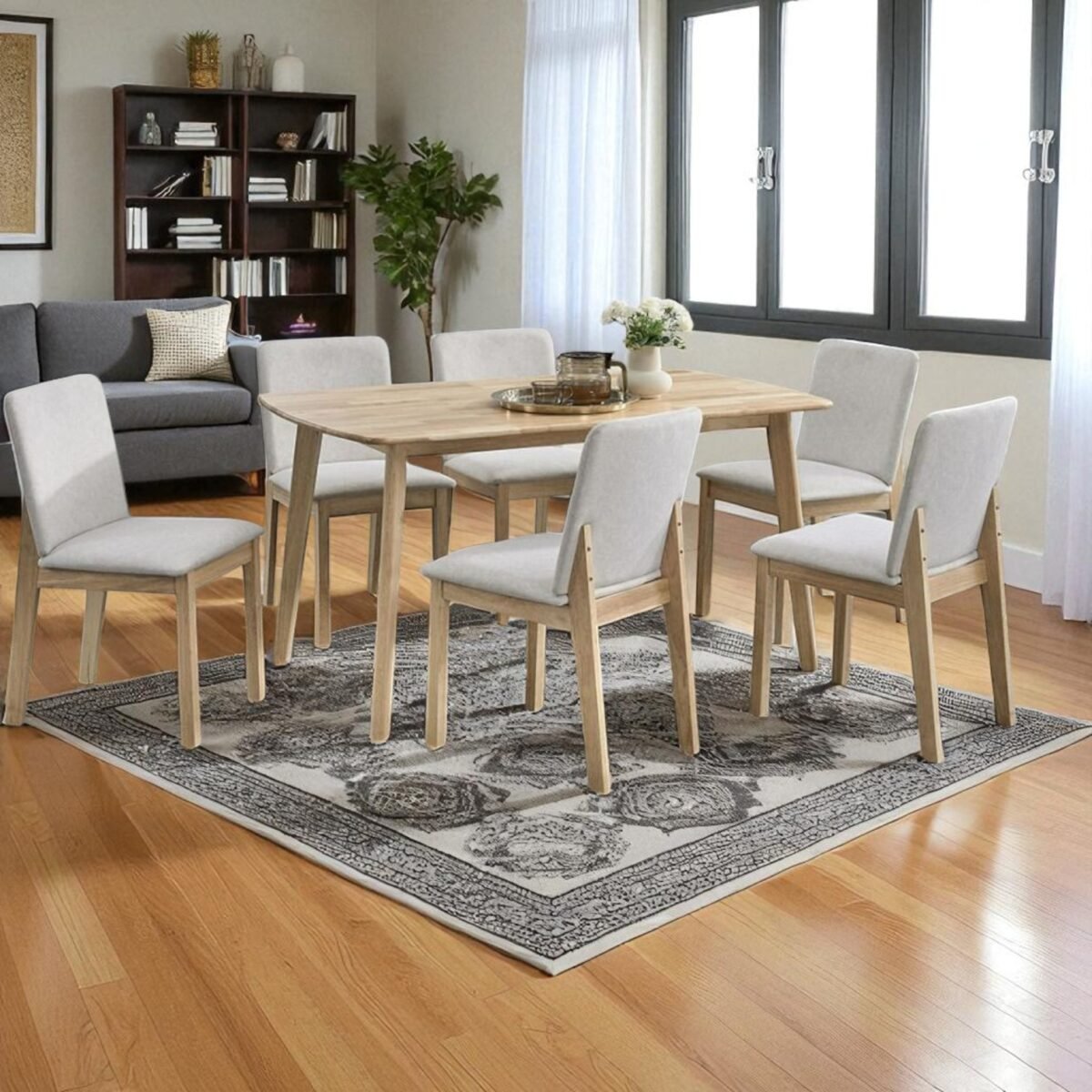 Elevate Your Dining Experience with a Solid Wooden Dining Set - Image 2