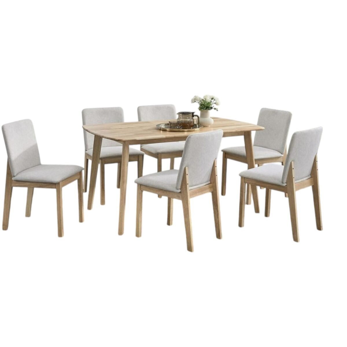 Elevate Your Dining Experience with a Solid Wooden Dining Set - Image 1