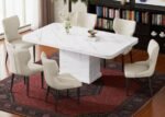 Marble Dining Set With 6Chair - Image 3