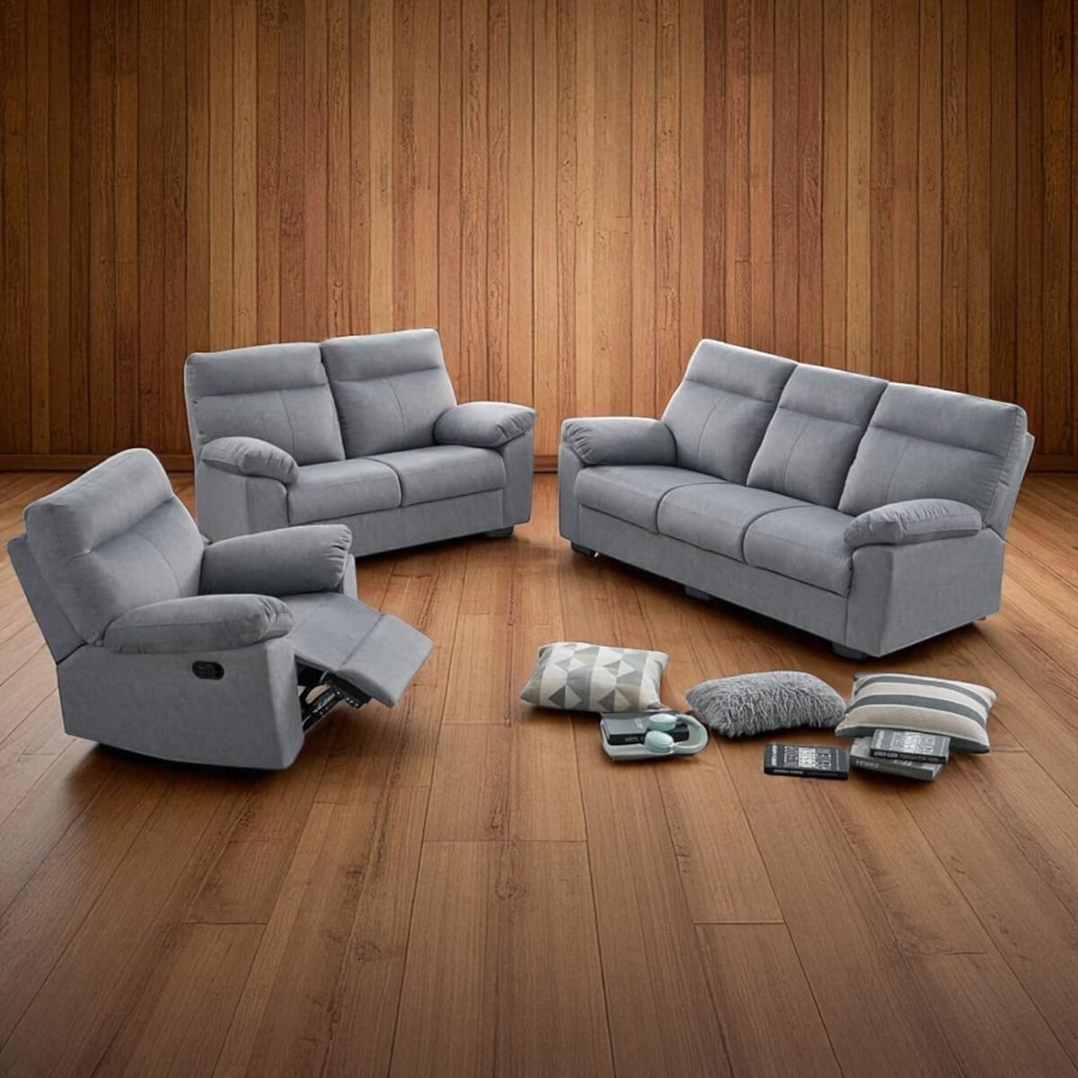 Modern Design Recliner Sofa Set - Image 6