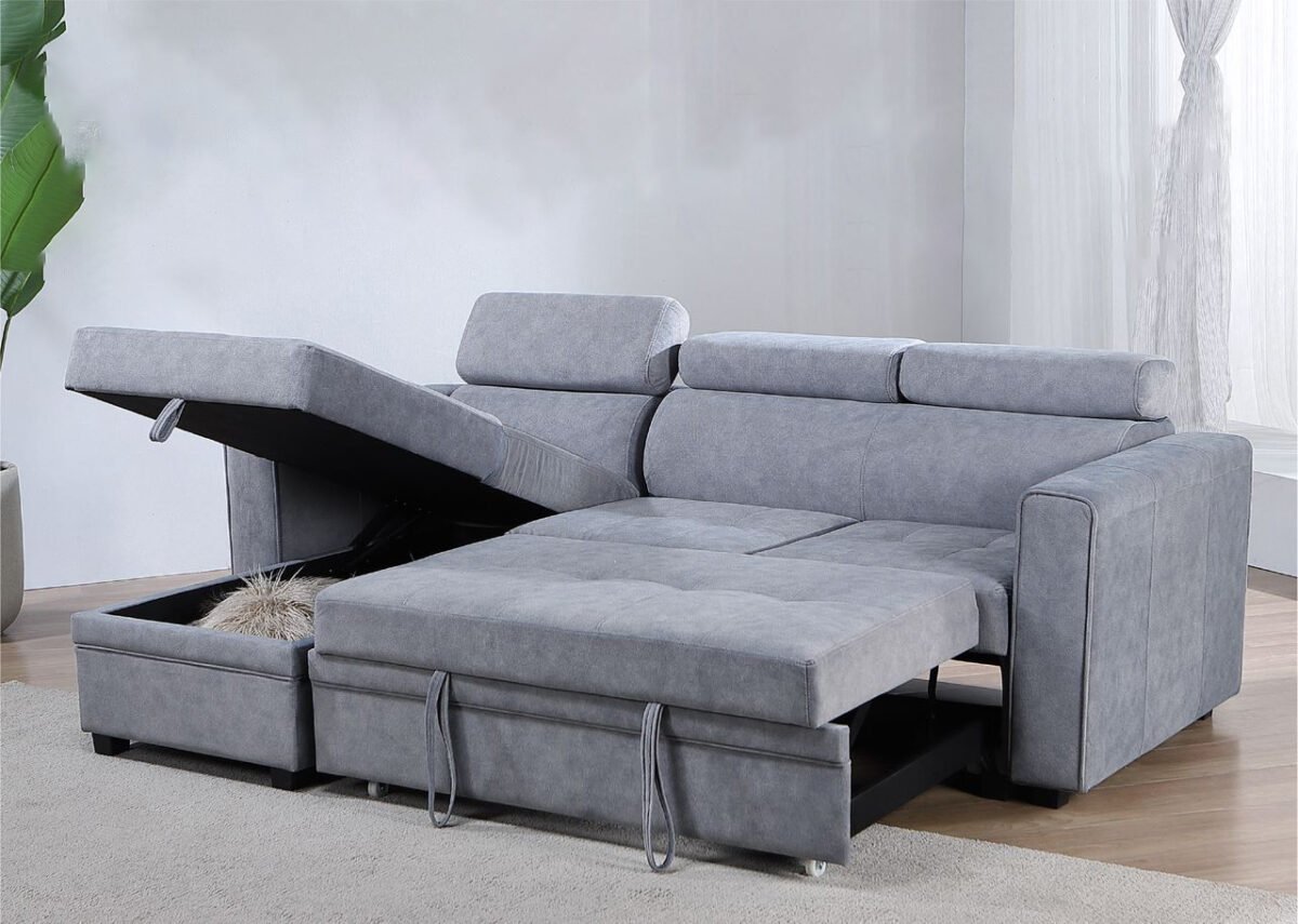 3-Seater Multi-Function Sofa Bed - Image 4