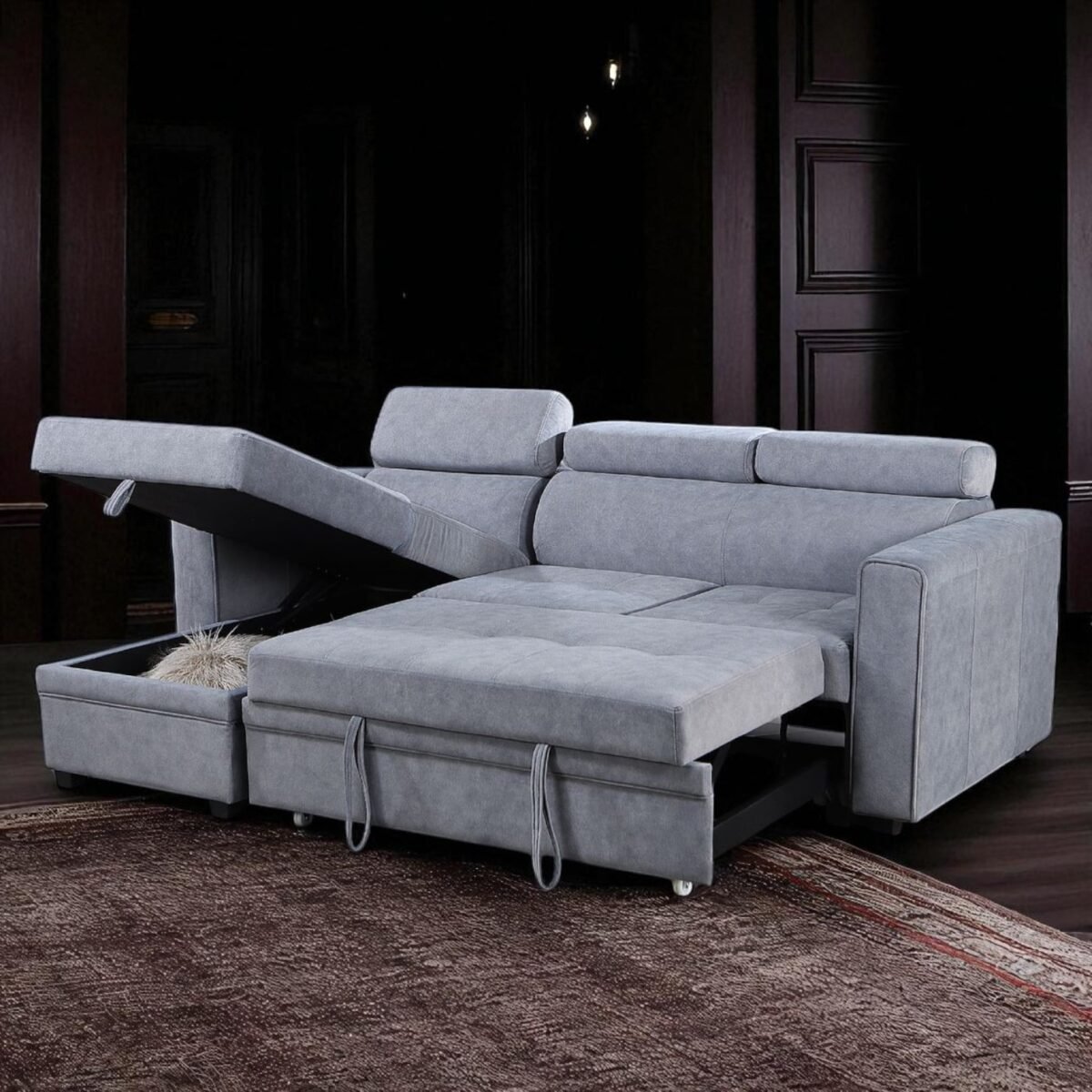 3-Seater Multi-Function Sofa Bed - Image 3
