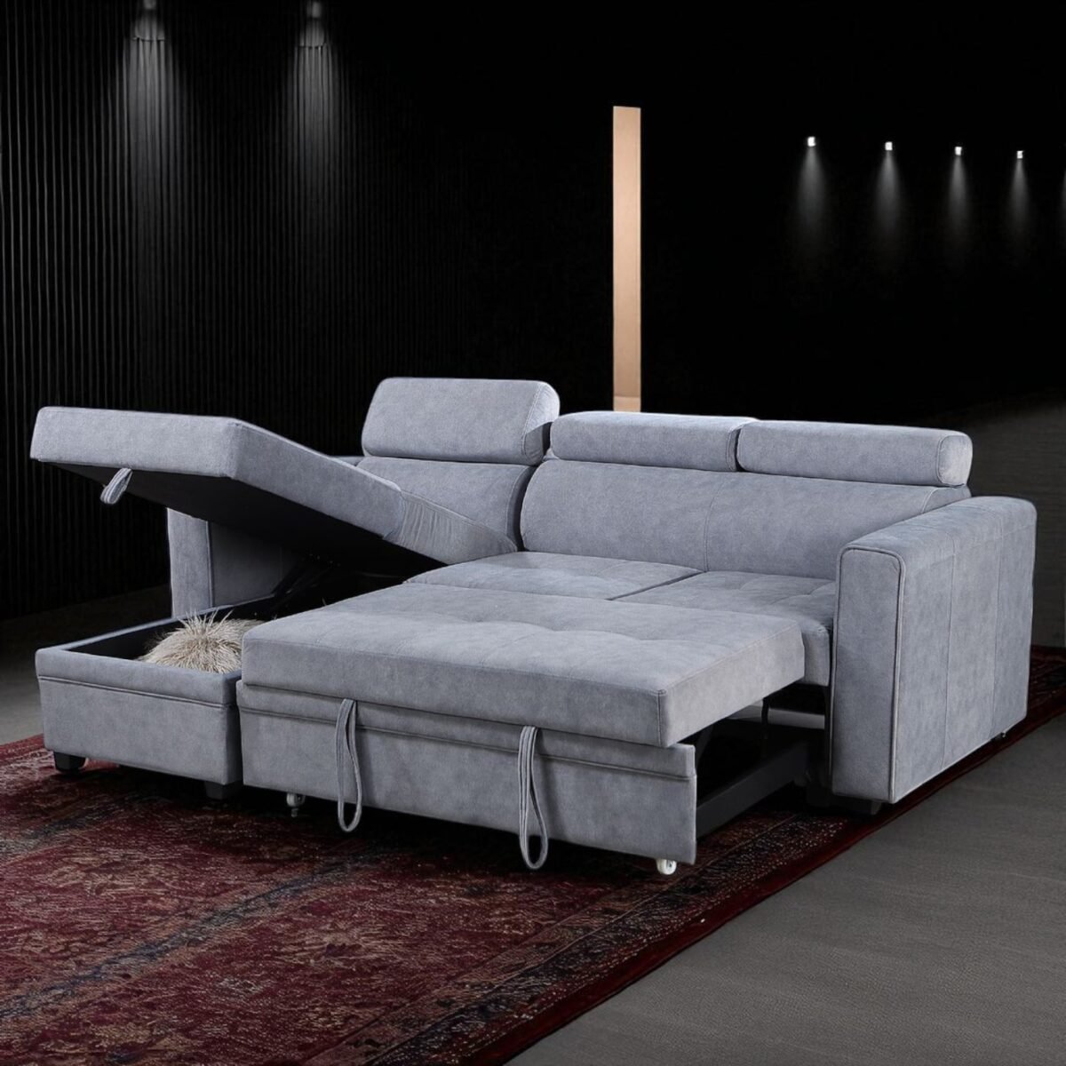 3-Seater Multi-Function Sofa Bed - Image 11